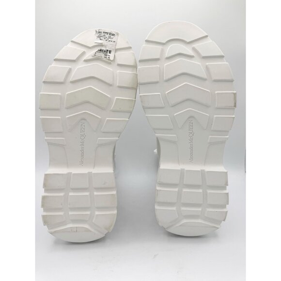 Alexander McQueen Tread Slick Boot Graffiti Optic White 10.5 - Picture 3 of 11